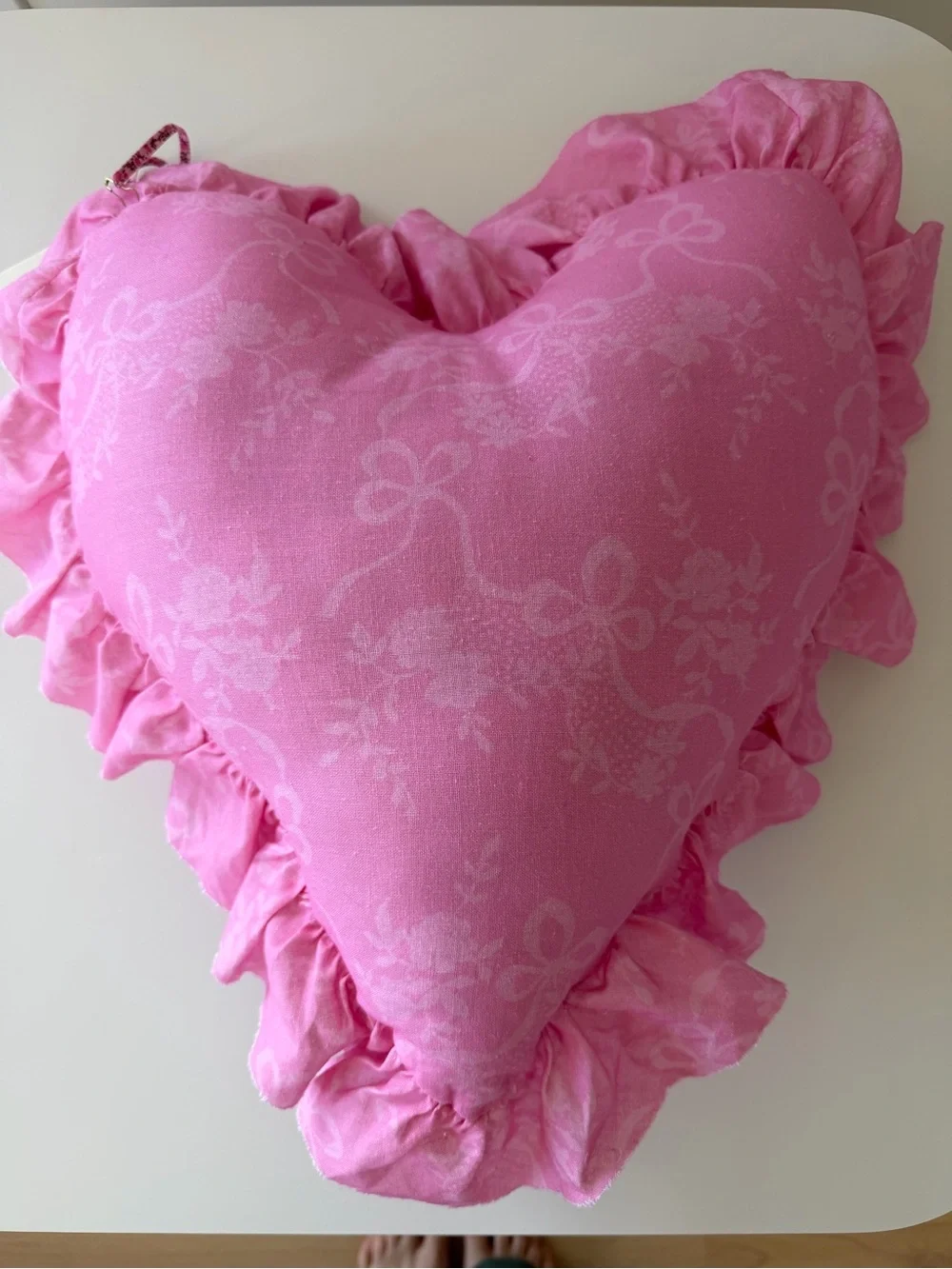 Love Shack Fancy Heart Pillow NWT